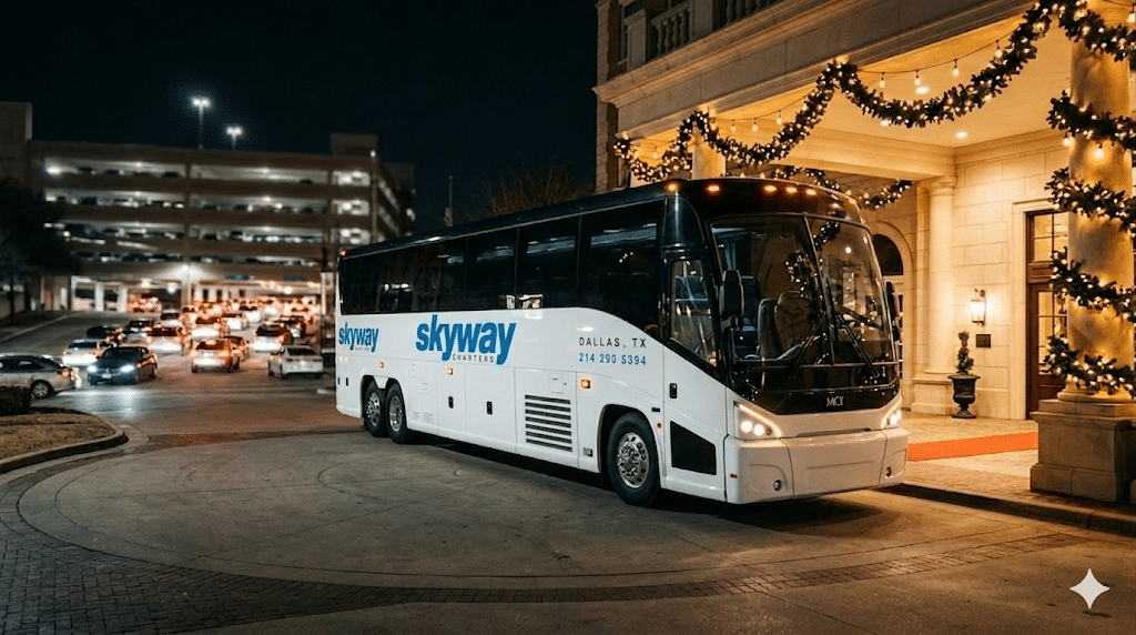 Why Charter Transportation Beats Carpooling for Holiday Events