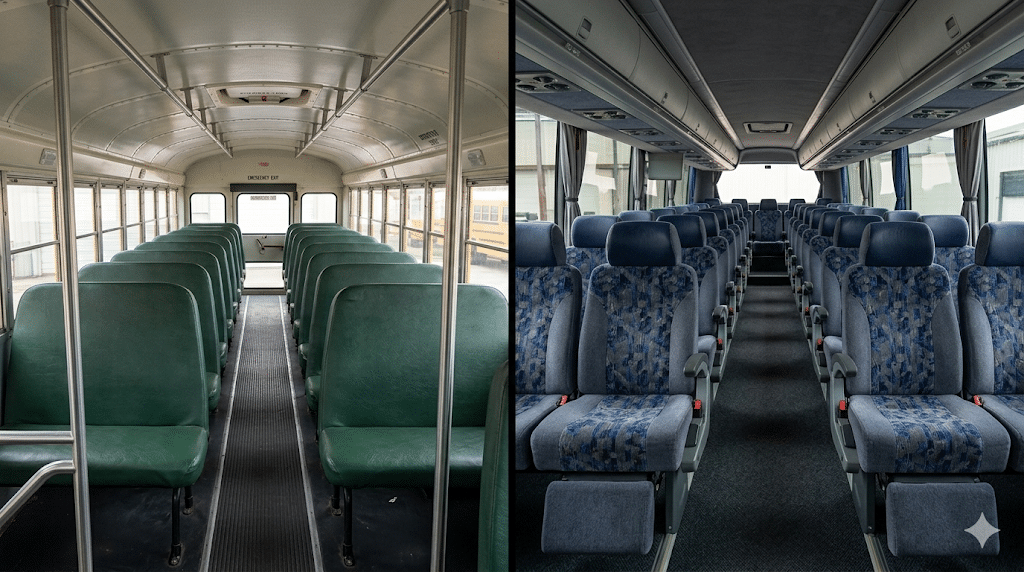 How School Bus Rentals Differ from Charter Coaches